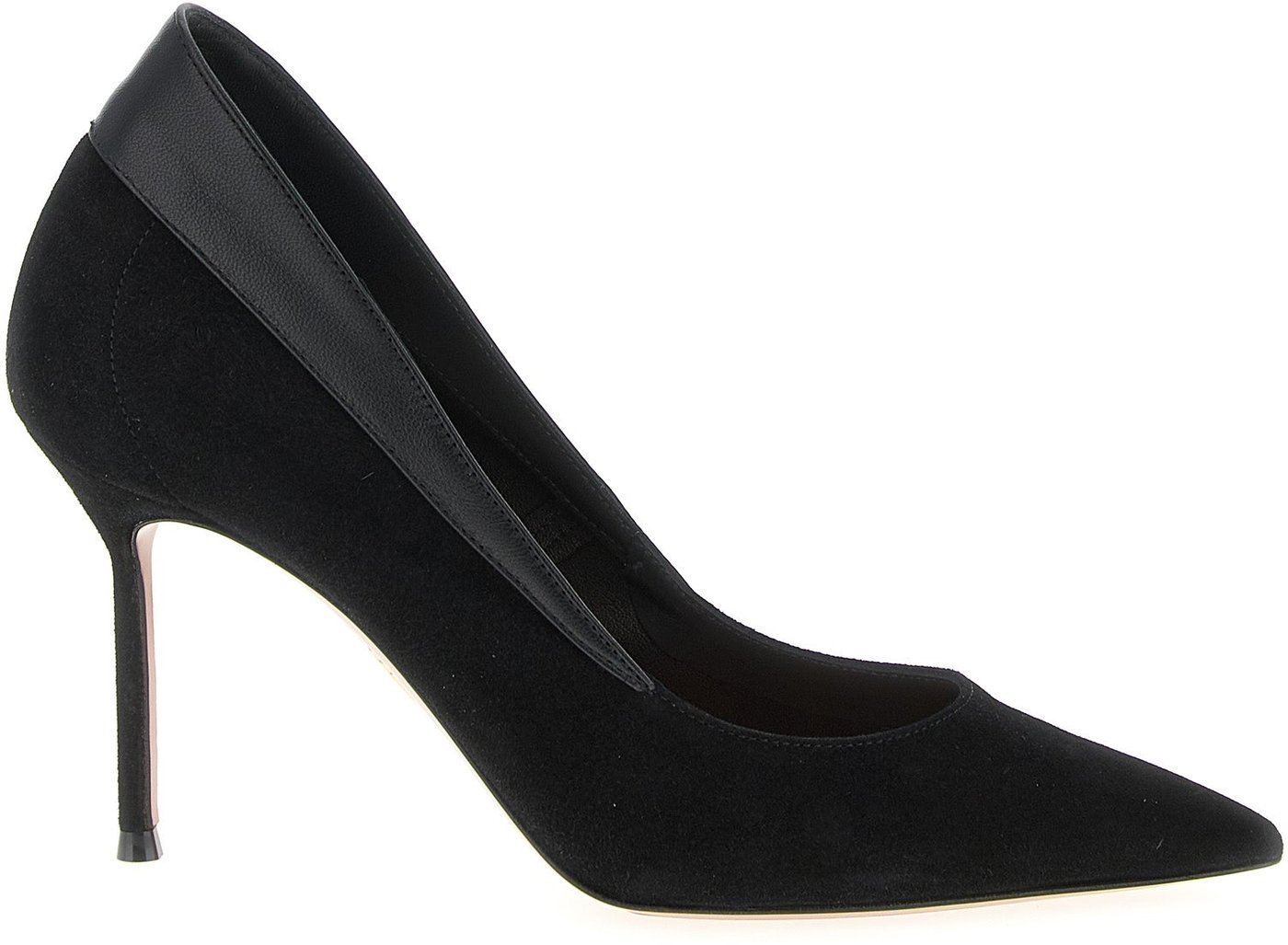 Aquazzura Black Goatskin High Heel Pumps