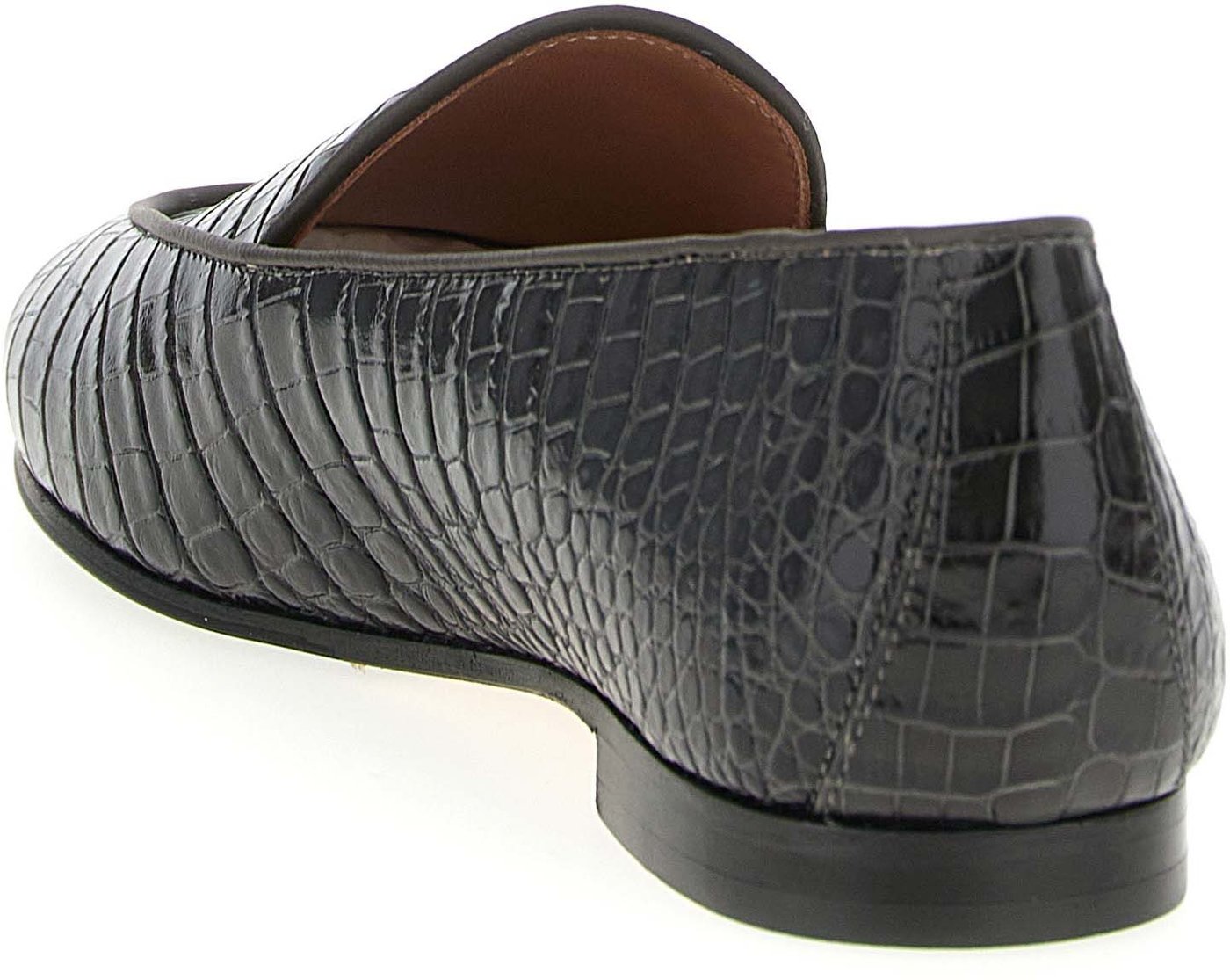 Aquazzura Black Calfskin Slip-On Loafers