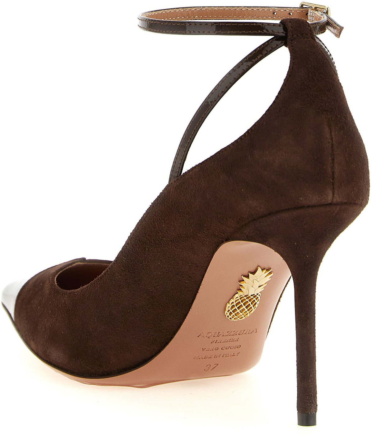 Aquazzura Brown Calfskin High Heel Pumps