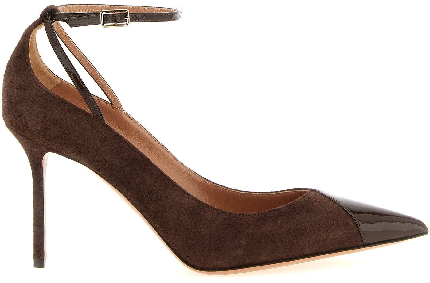 Aquazzura Brown Calfskin High Heel Pumps