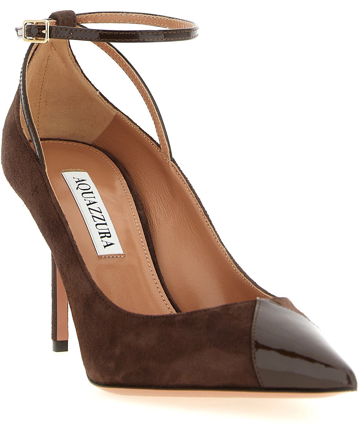 Aquazzura Brown Calfskin High Heel Pumps
