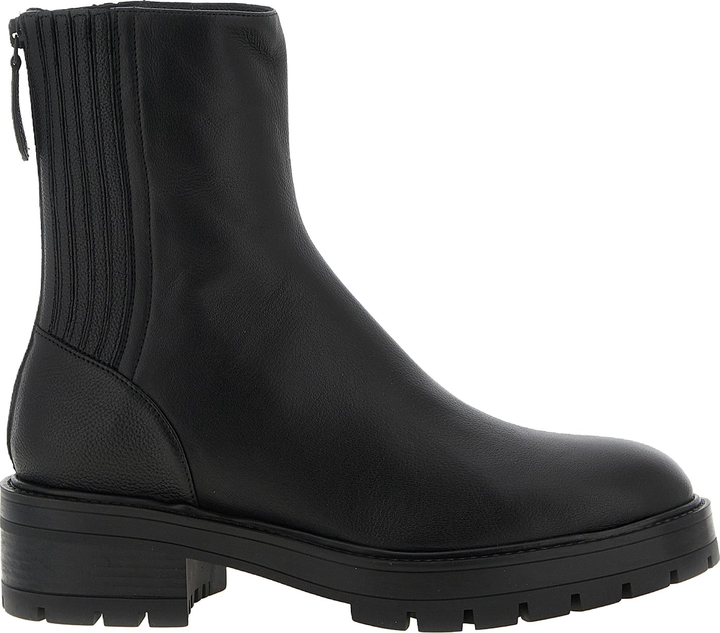 Aquazzura Black Calfskin Ankle Boots