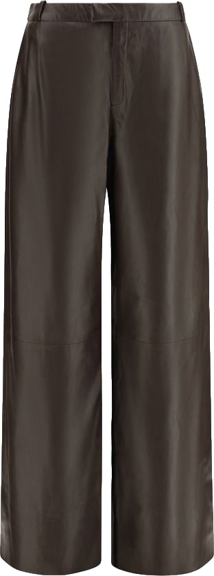 Arma Brown Leather Pants