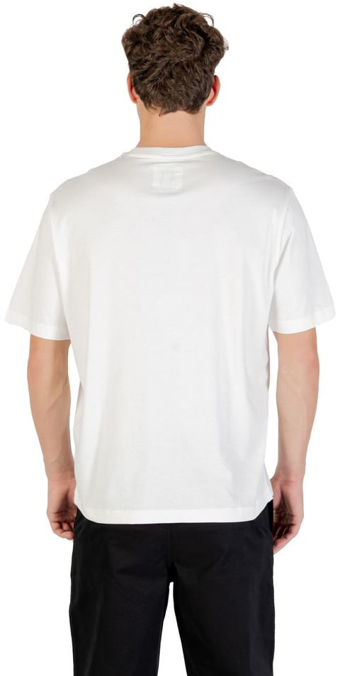 Armani Exchange Cream Cotton T-Shirt