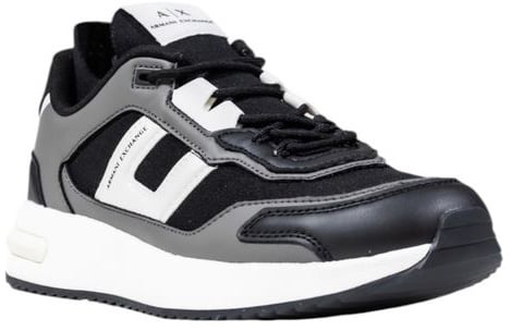 Armani Exchange Bicolor Polyester Athletic Sneakers