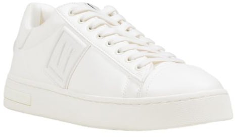 Armani Exchange White Polyester Low Top Sneakers