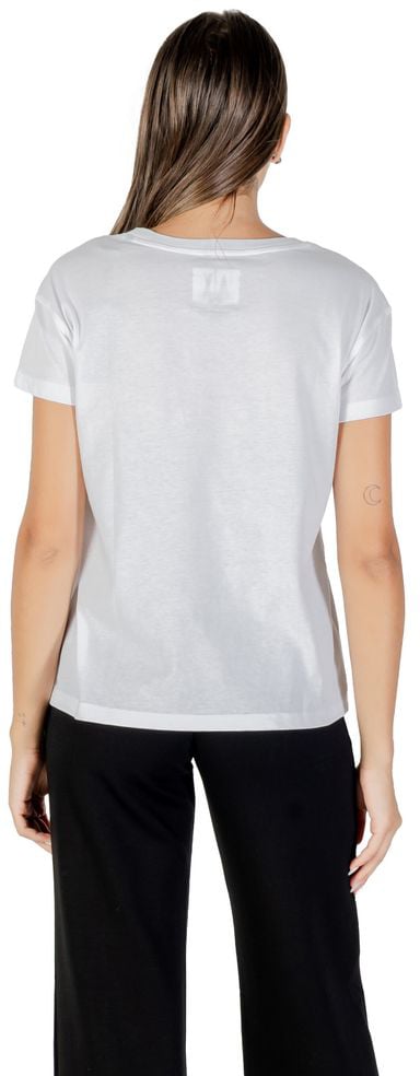Armani Exchange White Cotton T-Shirt