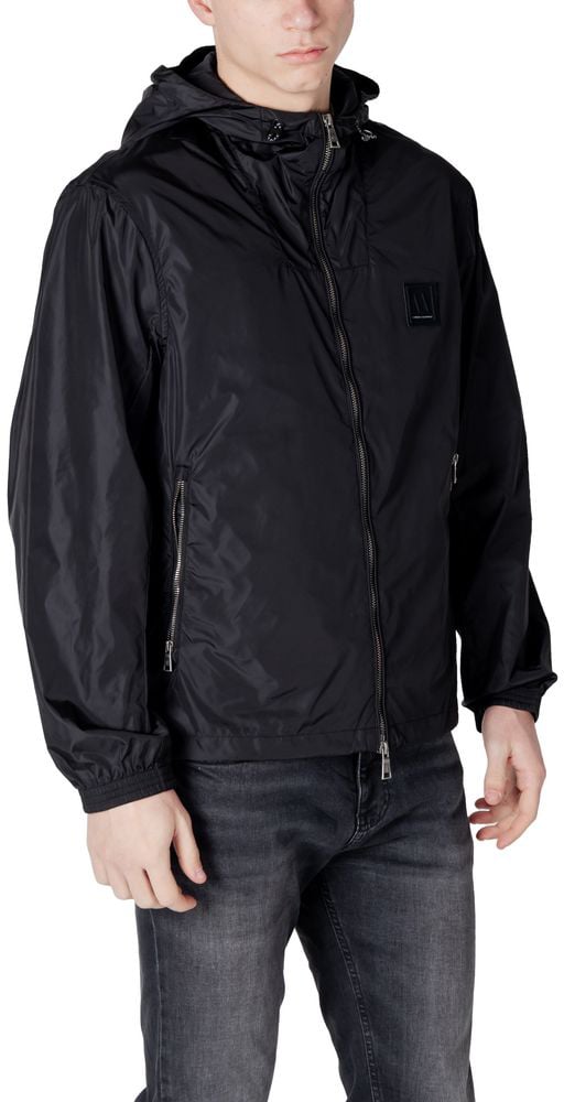 Armani Exchange Black Polyamide Shell Jacket