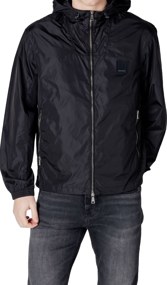Armani Exchange Black Polyamide Shell Jacket