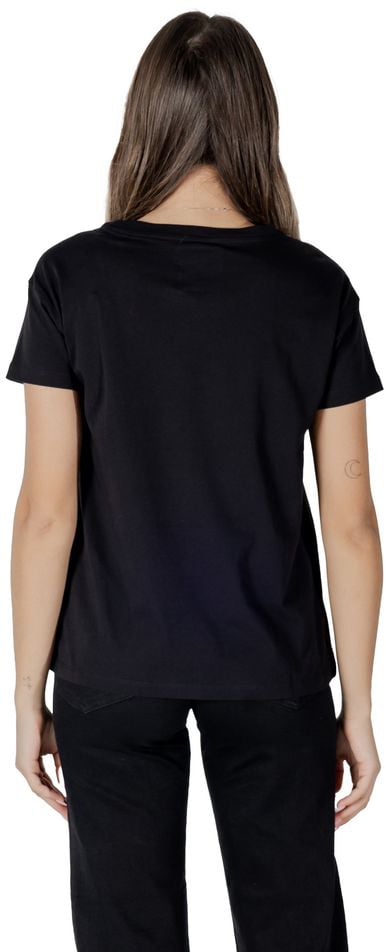 Armani Exchange Black Cotton T-Shirt