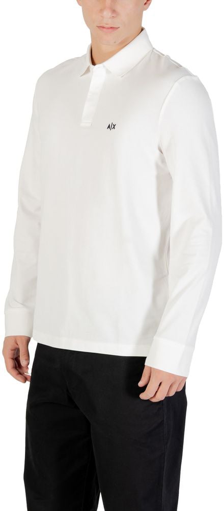 Armani Exchange Cream Cotton Long Sleeve T-Shirt