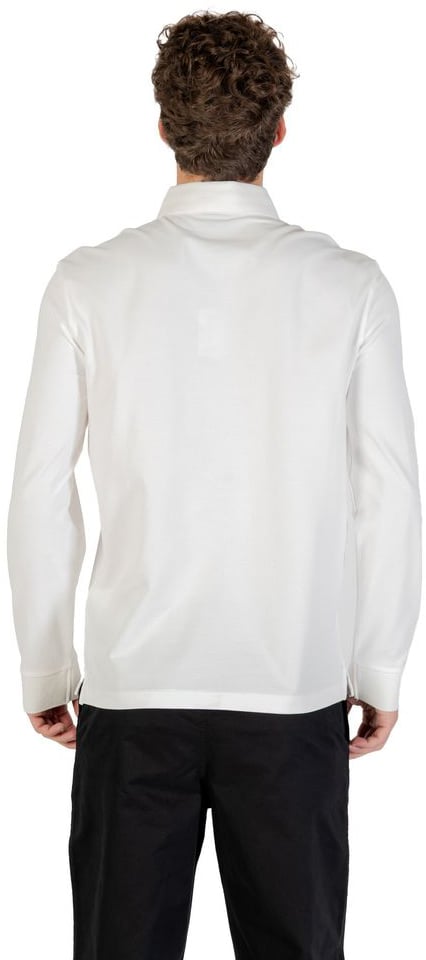 Armani Exchange Cream Cotton Long Sleeve T-Shirt