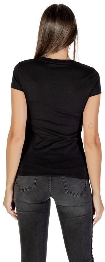 Armani Exchange Black Cotton T-Shirt