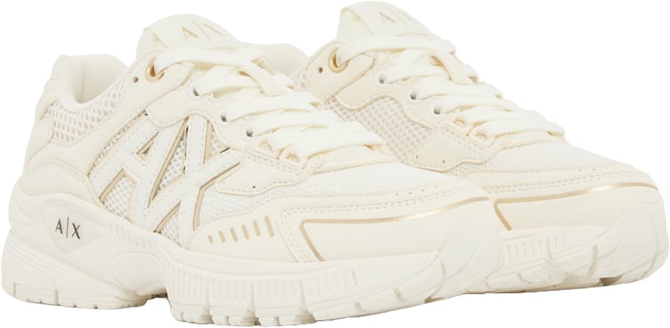 Sneakers Off White/Pale Gold