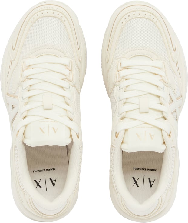 Sneakers Off White/Pale Gold