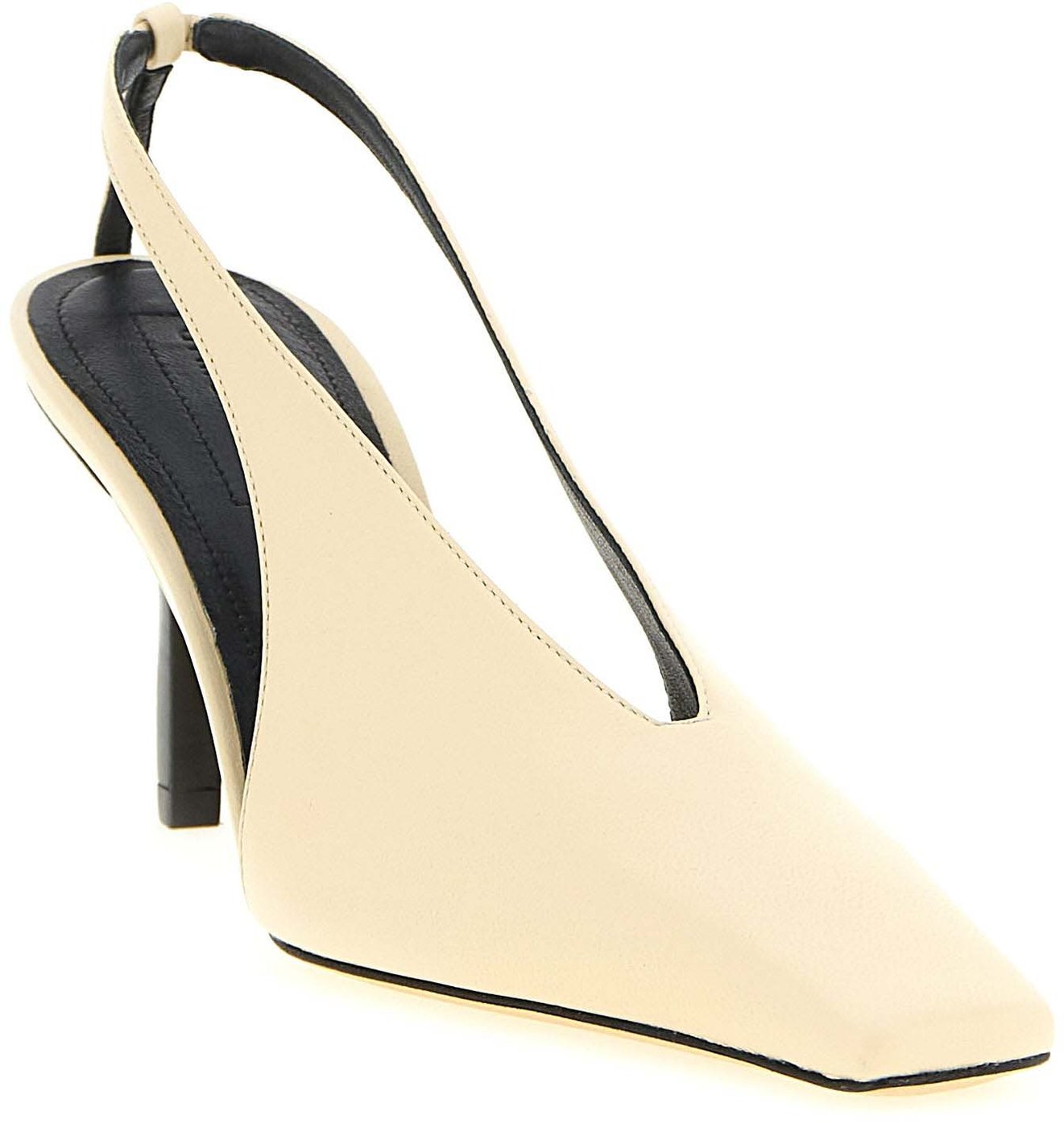 Armarium Beige Lambskin High Heel Pumps
