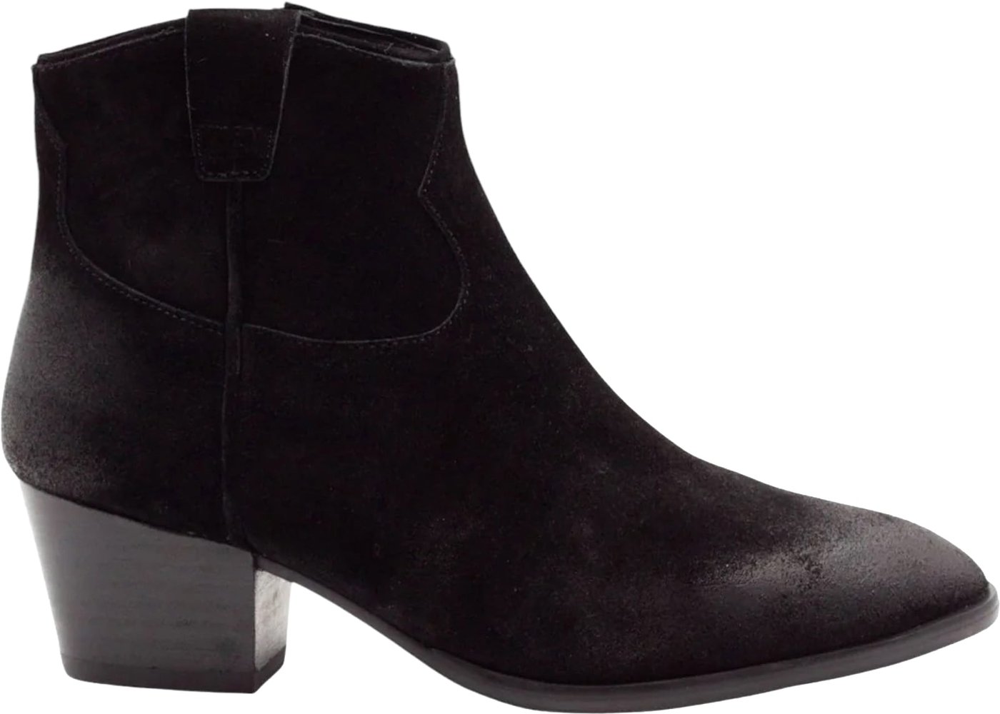 Boots A Suede Velours Black