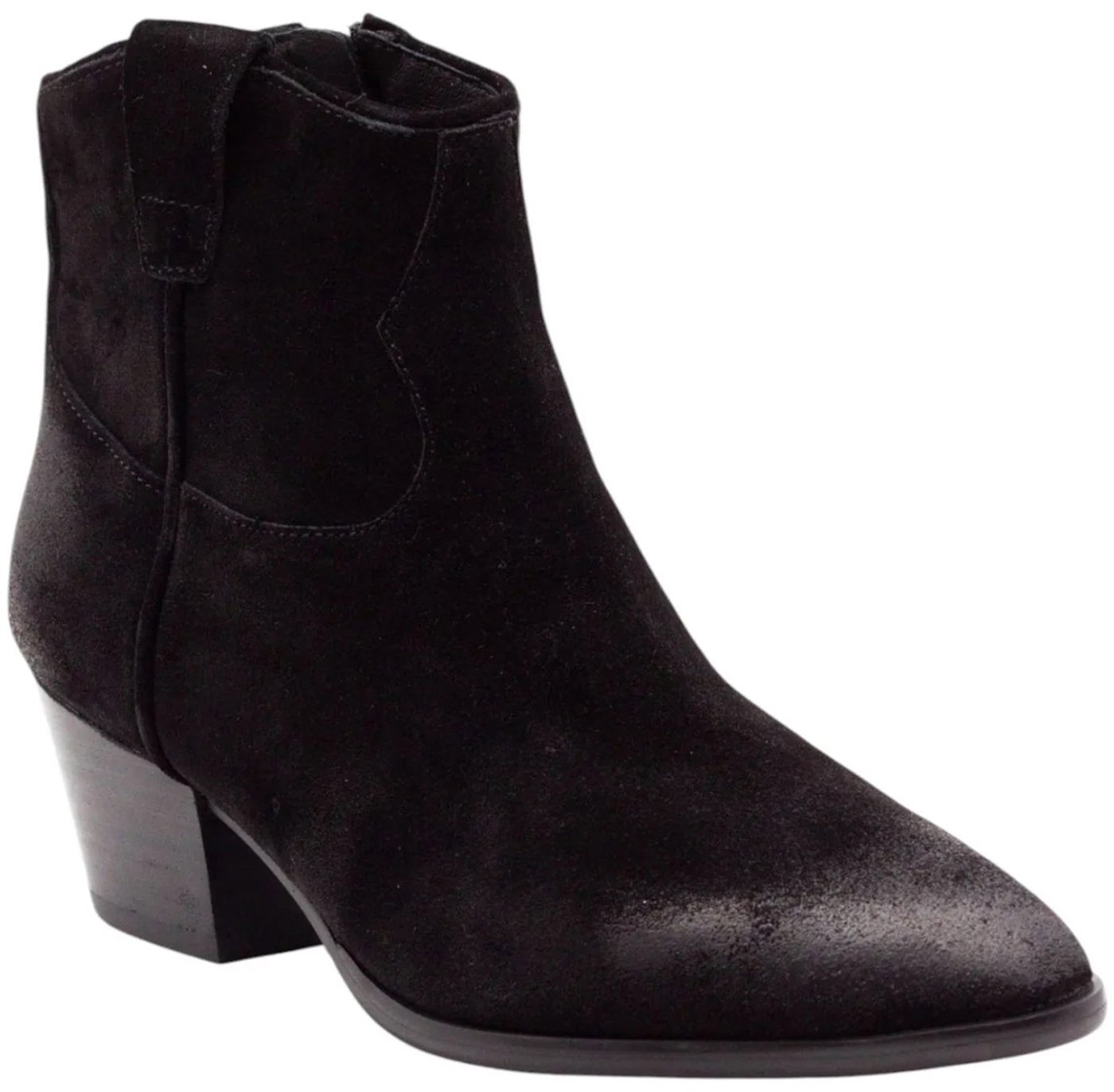 Boots A Suede Velours Black