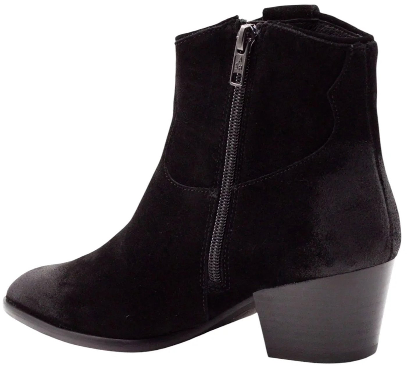 Boots A Suede Velours Black