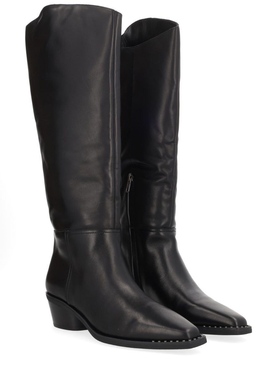 Harpo Western Pointed Studded Boots