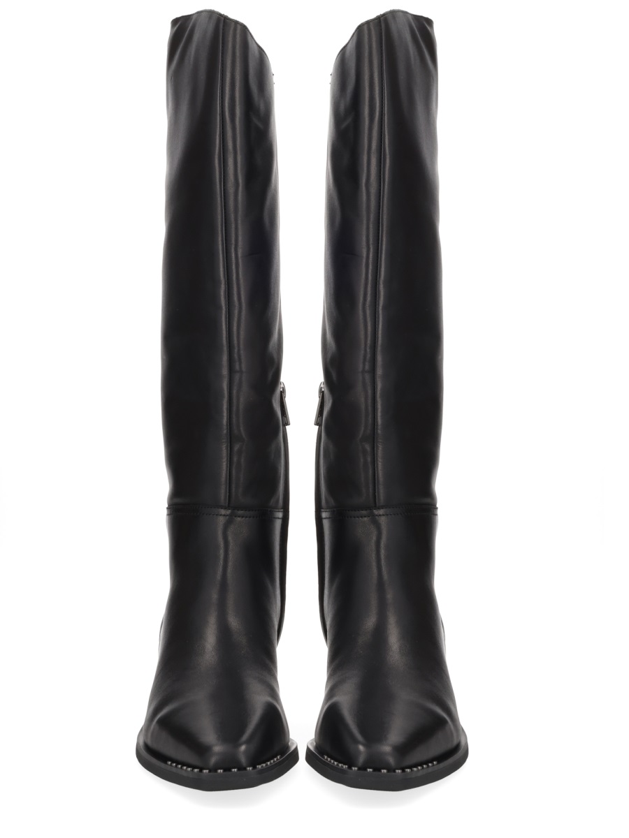 Harpo Western Pointed Studded Boots