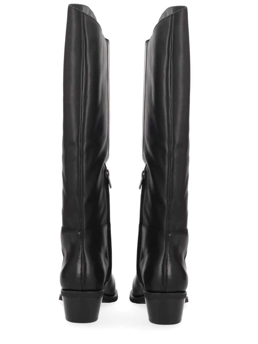 Harpo Western Pointed Studded Boots