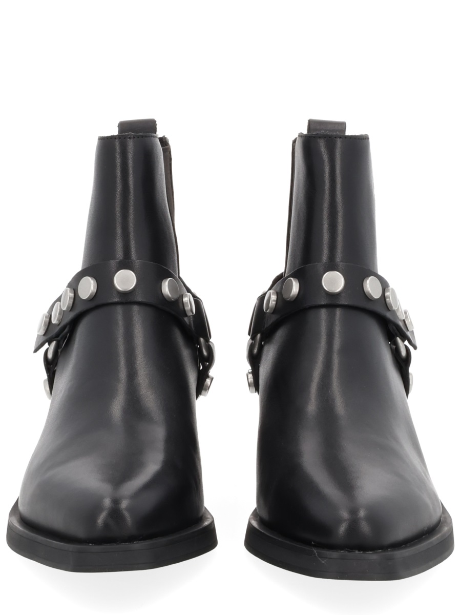 Logan Pointed Toe Studded Boots