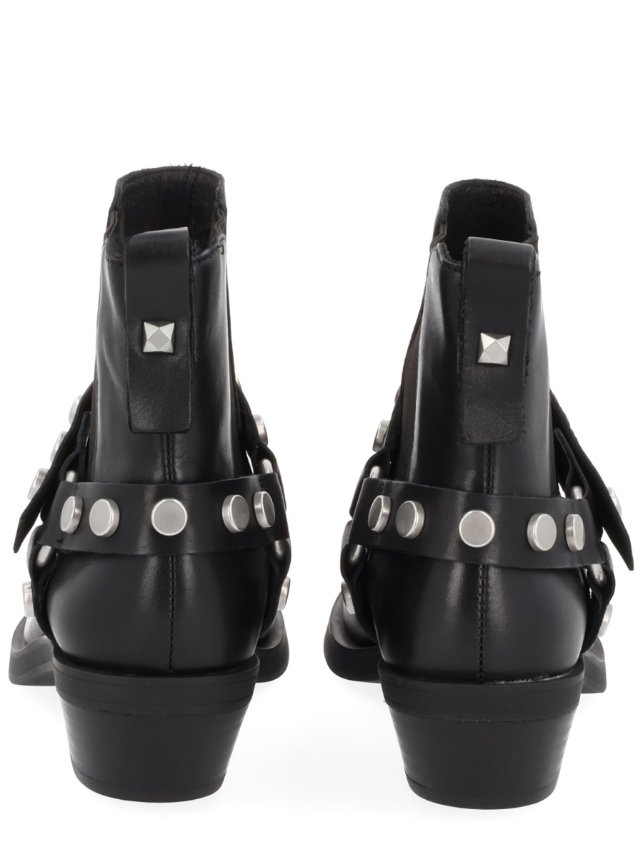 Logan Pointed Toe Studded Boots