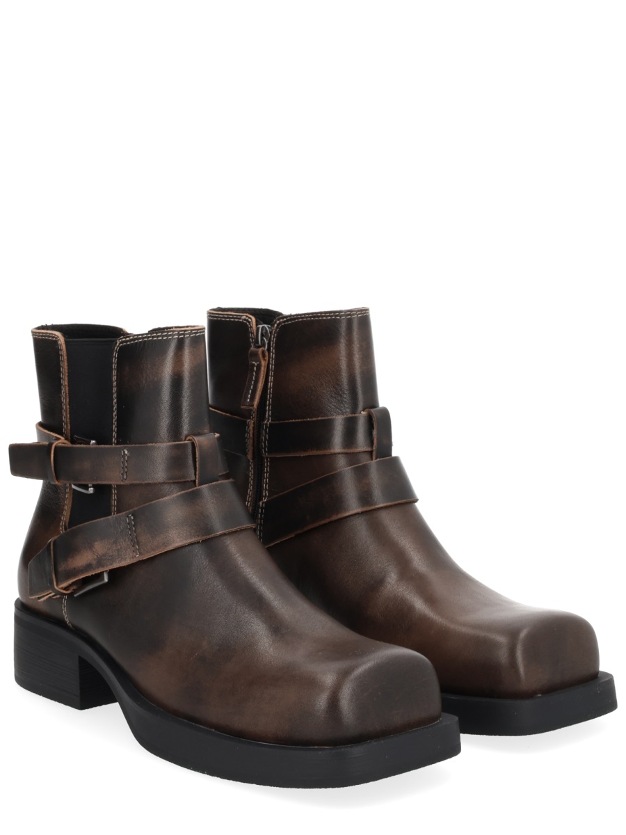 Yuri Distressed Ankle Boots