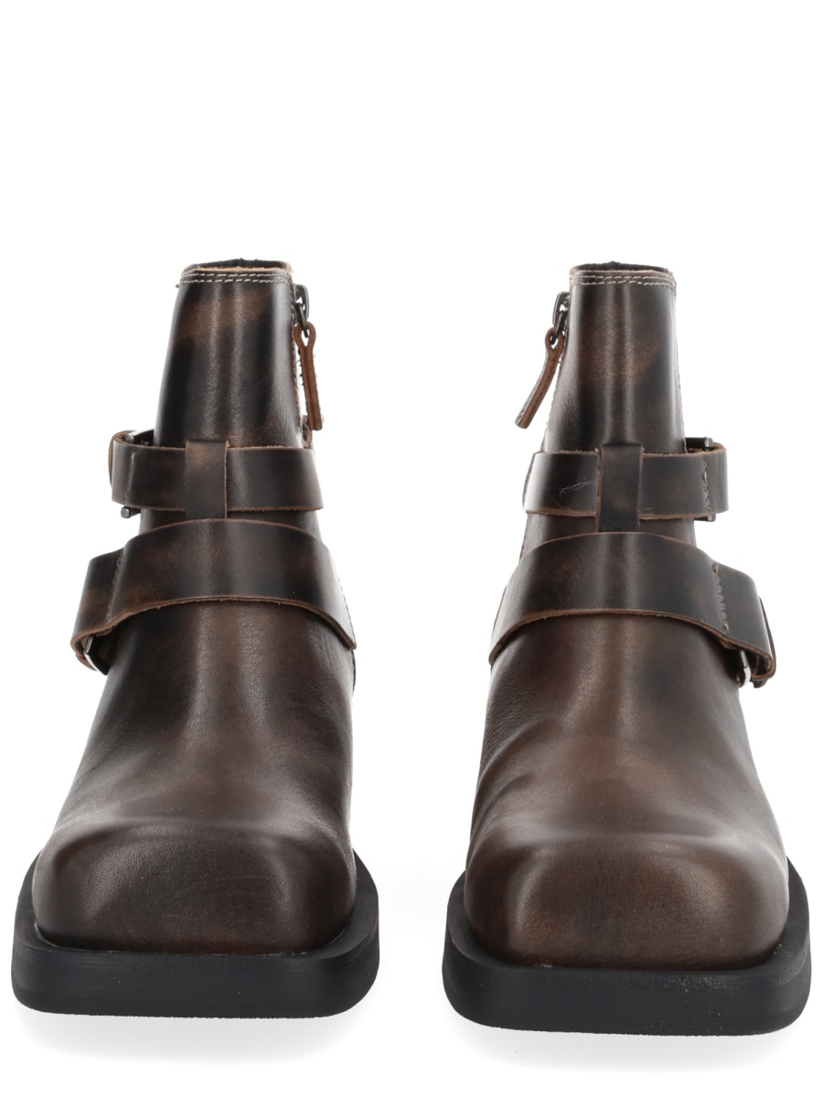 Yuri Distressed Ankle Boots