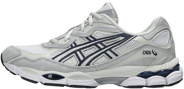 ASICS Gel-NYC White Midnight Navy Grey