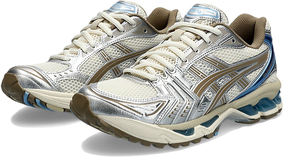 ASICS Gel-Kayano 14 Cream Metallic Blue 'Beige Blue Silver'