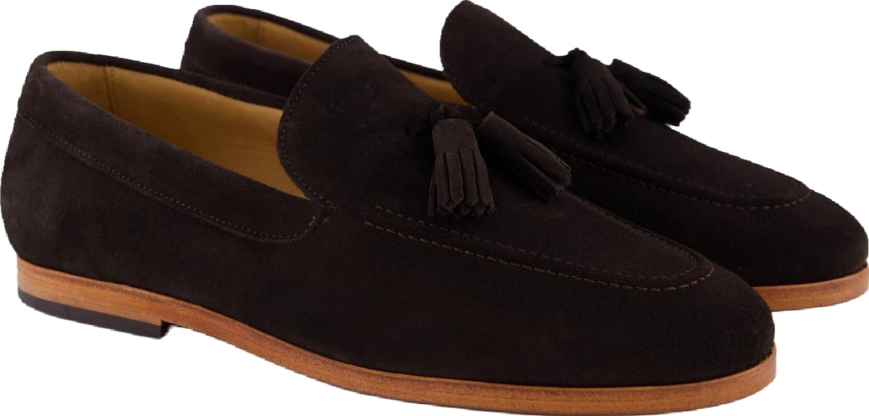 Atelier Verdi Heren Harrison Loafer Pom Brown