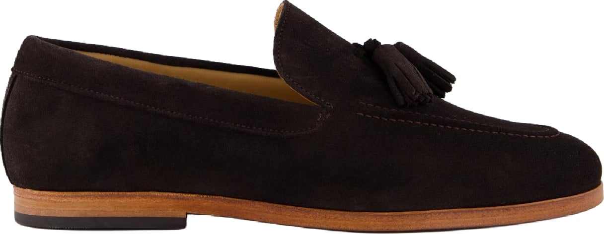 Atelier Verdi Heren Harrison Loafer Pom Brown