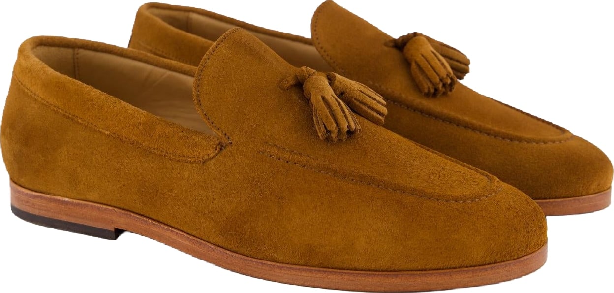 Atelier Verdi Heren Harrison Loafer Pom Cognac