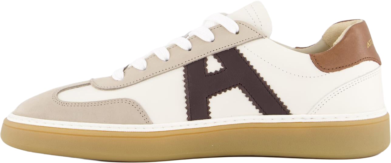 Atelier Verdi Heren Vico Sneaker Wit/Beige