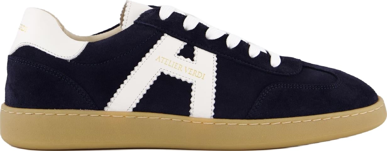 Atelier Verdi Heren Gino Sneaker Navy