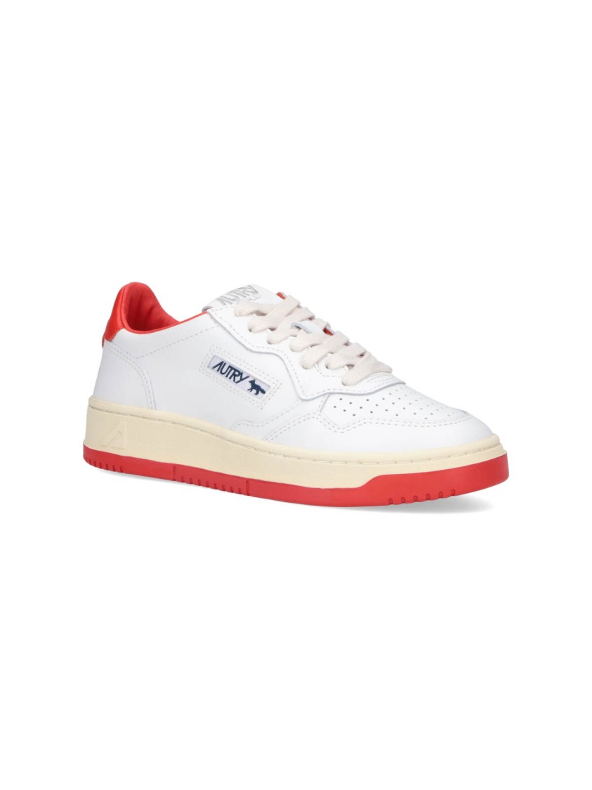 White Leather "Medialist" Sneakers