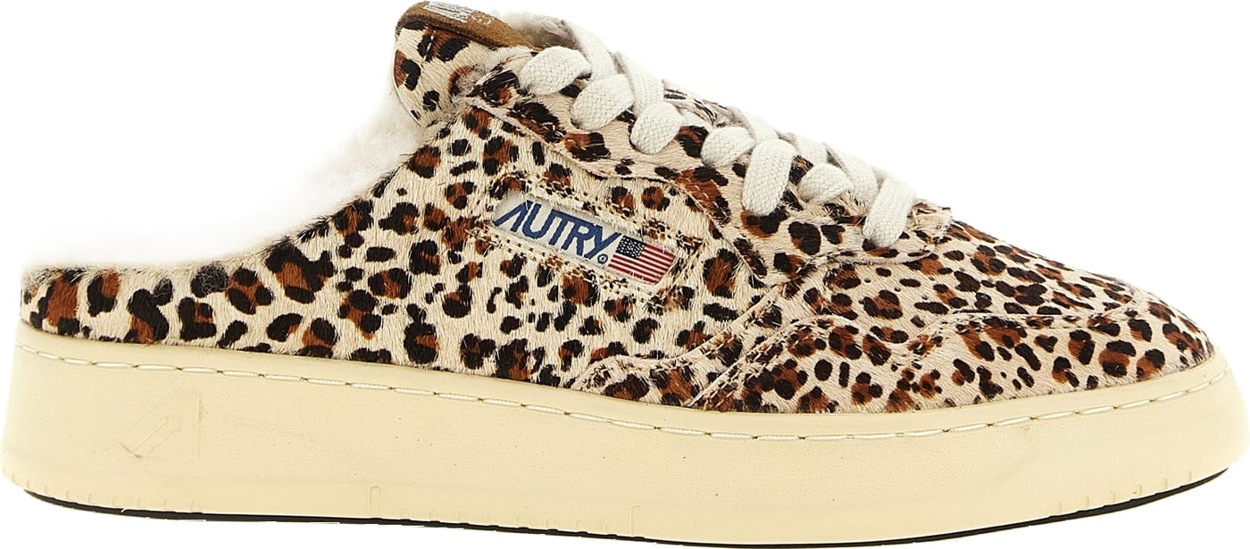 Autry Brown Cowhide Low Top Sneakers