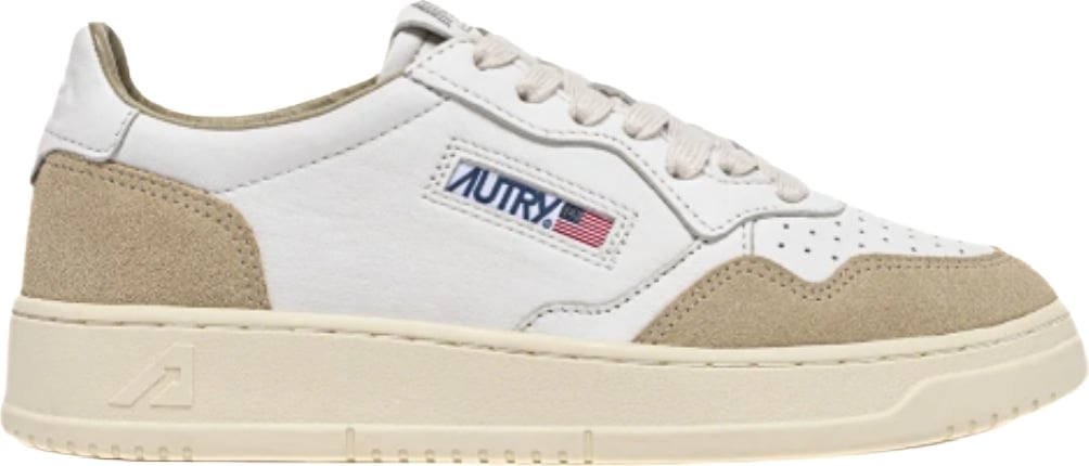 Autry Medalist Low Women's Sneakers White & Beige