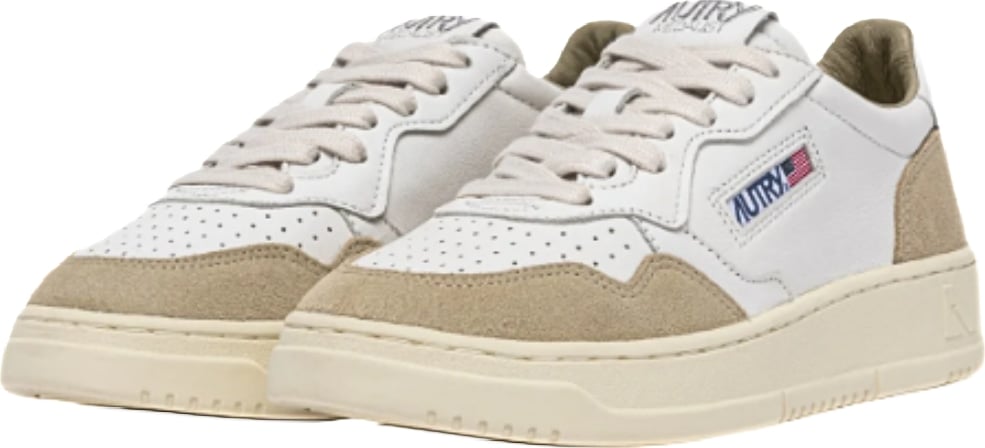 Autry Medalist Low Women's Sneakers White & Beige