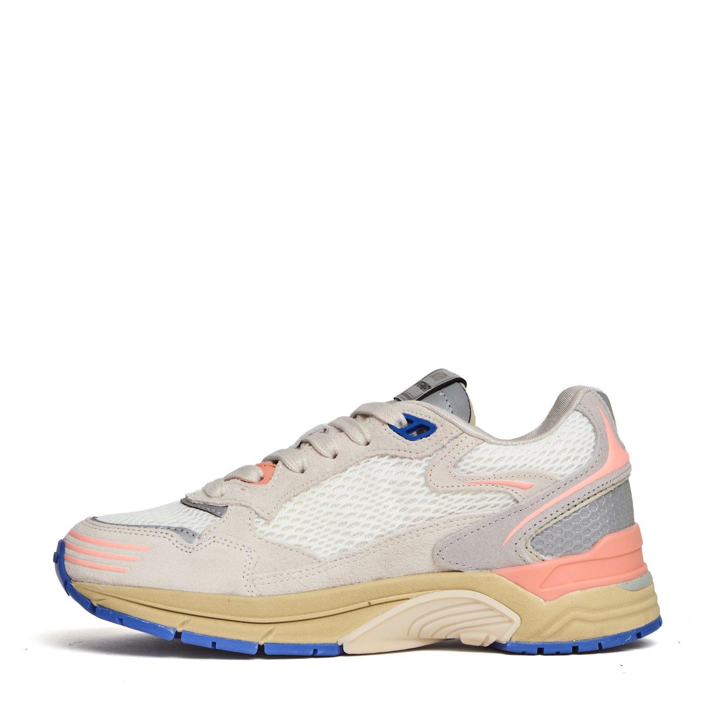 Leather Mesh Suede Running Sneakers