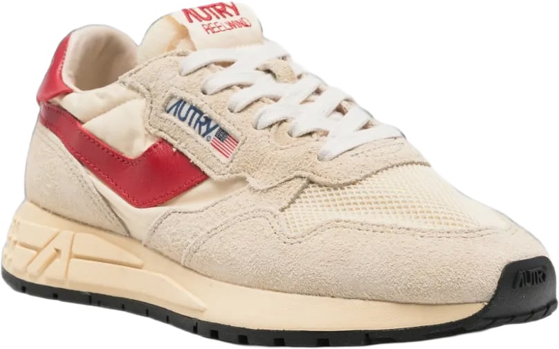 sneakers beige rood reelwind