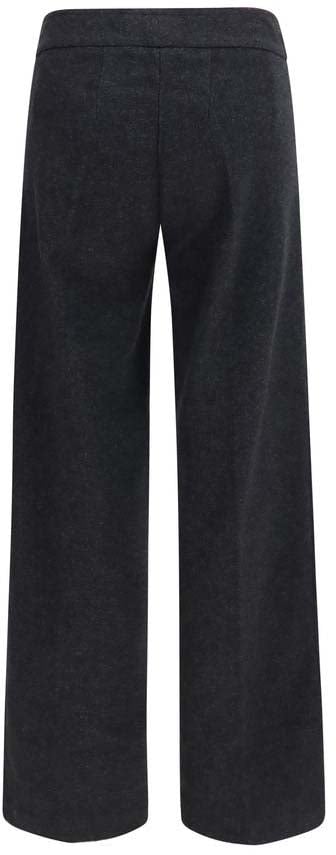 Avenue Montaigne Gray Cotton Casual Pants