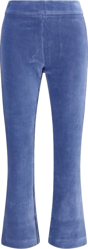 Avenue Montaigne Blue Cotton Flared Pants