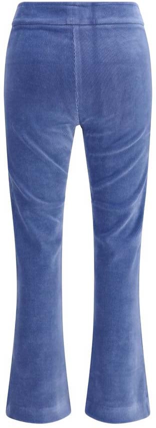 Avenue Montaigne Blue Cotton Flared Pants