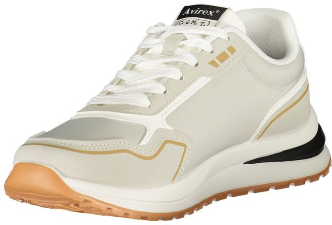 Avirex Gray Polyurethane Men's Sneaker