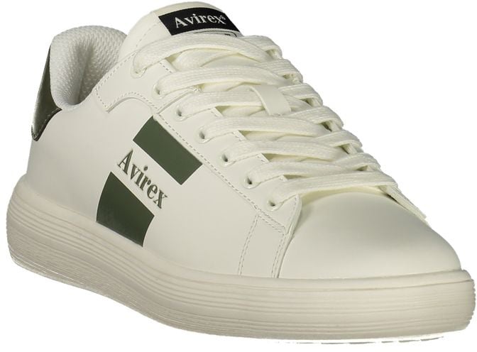 Avirex White Polyurethane Men's Sneaker