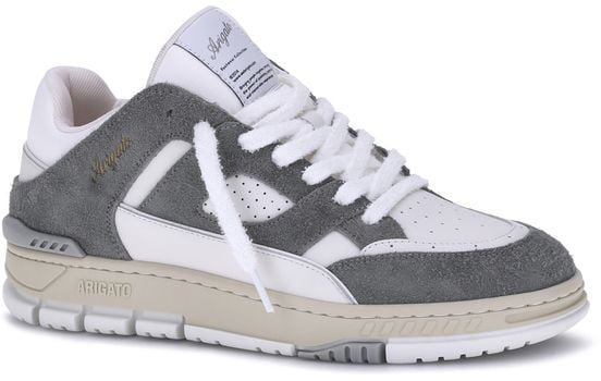 Axel Arigato Gray Calf Leather Bos Taurus Athletic Sneakers