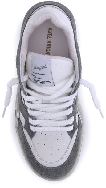 Axel Arigato Gray Calf Leather Bos Taurus Athletic Sneakers
